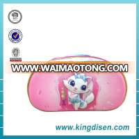 Wholesale custom logo EVA cartoon kids pencil bag