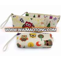 Kids Canvas Printed Animal Pencil Pouch