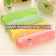 Candy Color Jelly Gule Cat Pen Bags Cartoon Pencil Case Storage Organizer Pouch Pencil Bag Cute Stationery